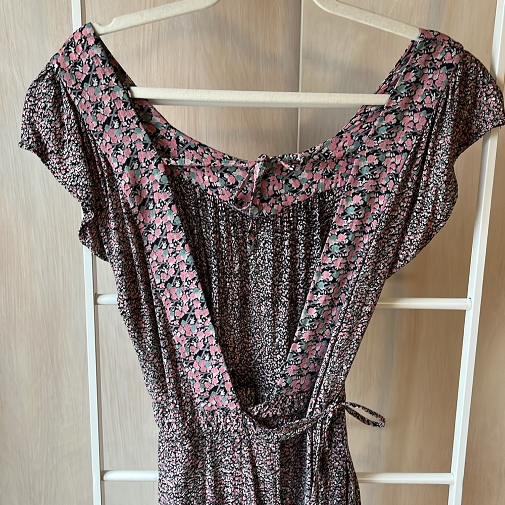 VINTAGE ADINI True Wrap Dress Ditsy Floral Size S - Picture 5 of 14